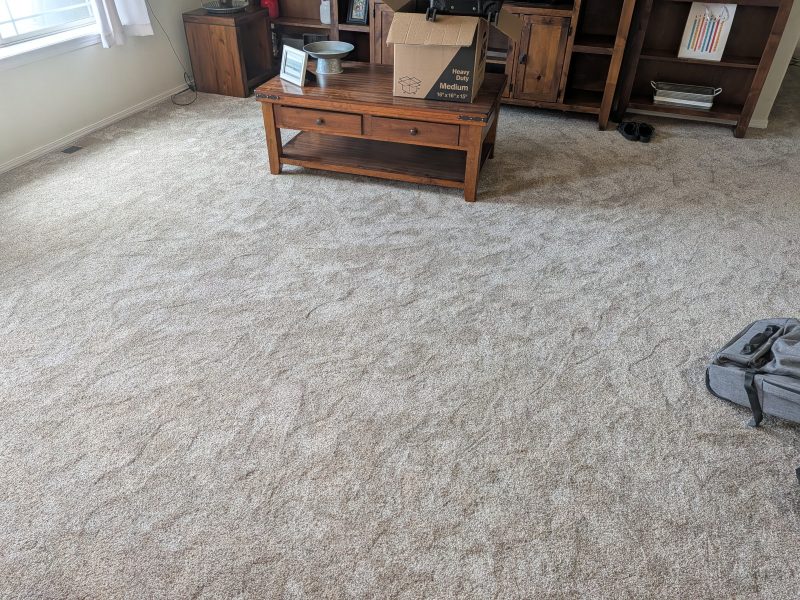 Carpet project, finished work by North Idaho Floors